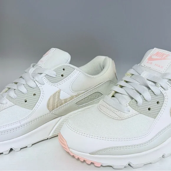🔥🔥Nike Air Max 90 SE 'safari Summit White Light Bone 🔥🔥 never worn 🔥 - Picture 3 of 6